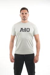 Amico Grey Black Print Tee